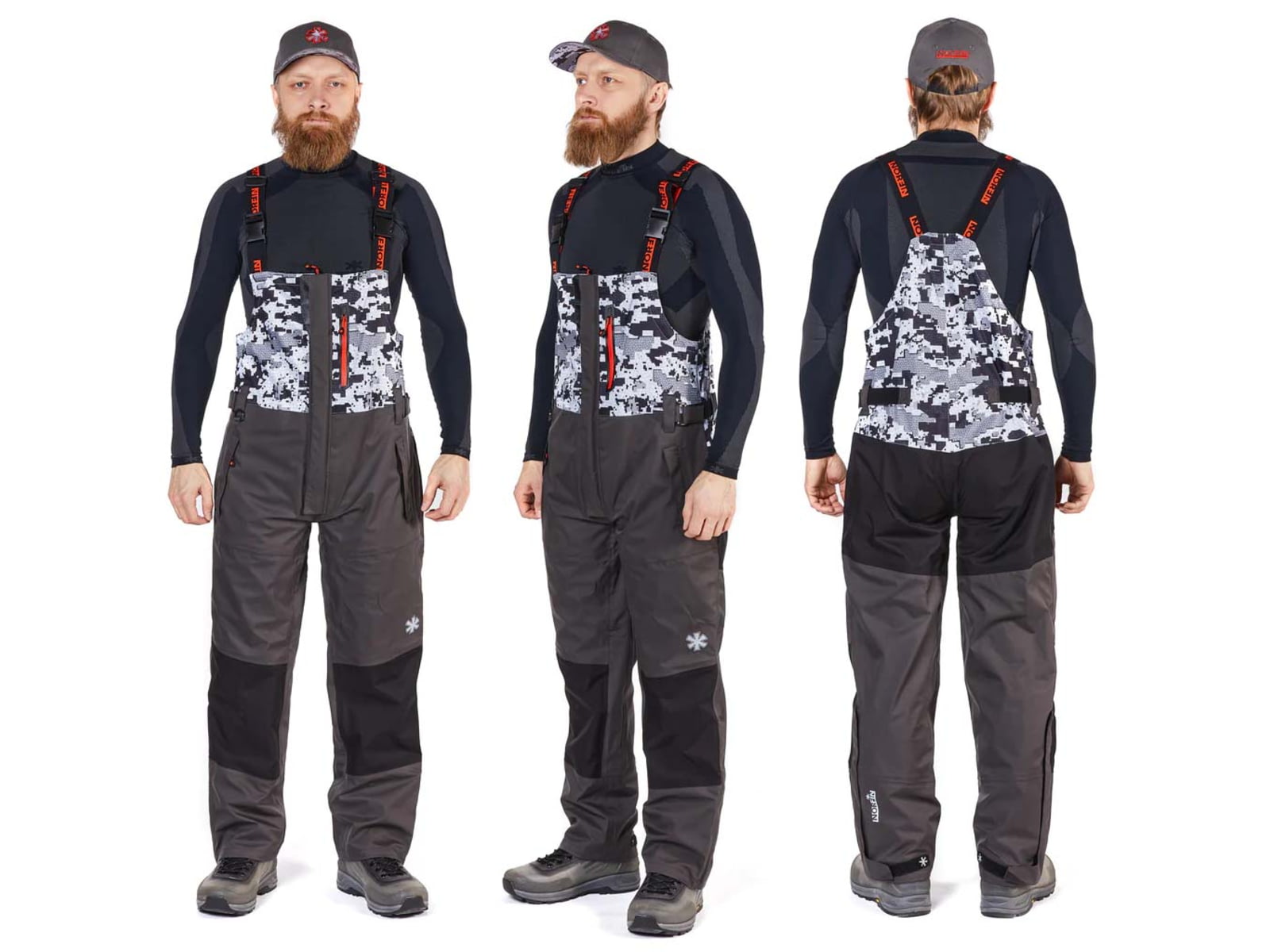 Norfin Pro Dry 3 Rain Bibs - Mens