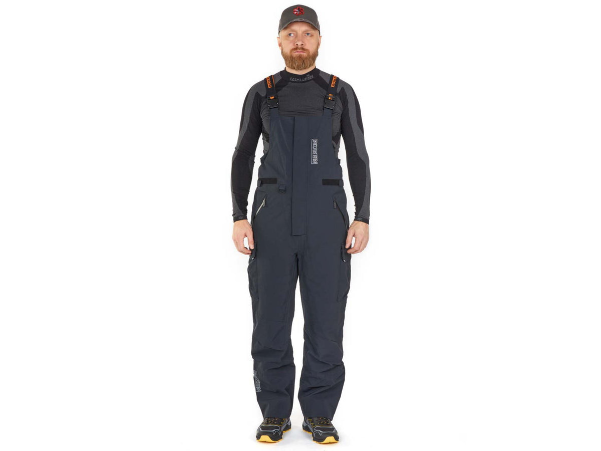 Norfin Norfin Rebel Pro Insulated Rain Bibs - Mens Gray 2XL