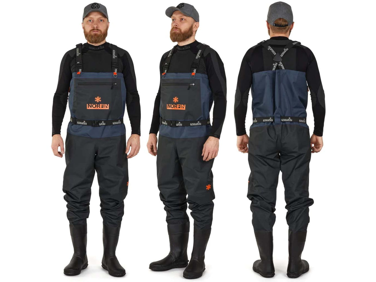 Norfin Waders Pilot Bootfoot - Men's Blue Black
