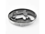 North American Arms 1 1/8 Long Rifle Ova Ornate Belt Buckle w/ Secure Clip Release Fits Belts 1 Inch to 1 1/2 Inch Steel NAABBO-L