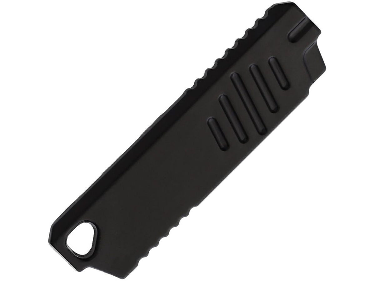 Novelty Cutlery Mini 0.63 in Kitchen Knife Black aluminum K1017