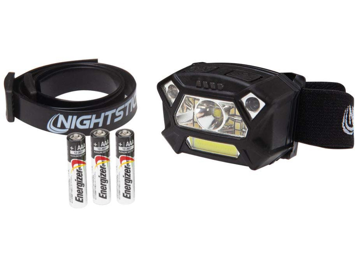Nightstick Dual-light Headlamp W/motion Sensing Activation - Black - NSP-4400B