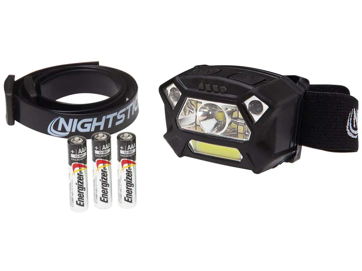 Nightstick Dual-light Headlamp W/motion Sensing Activation - Black - NSP-4400B