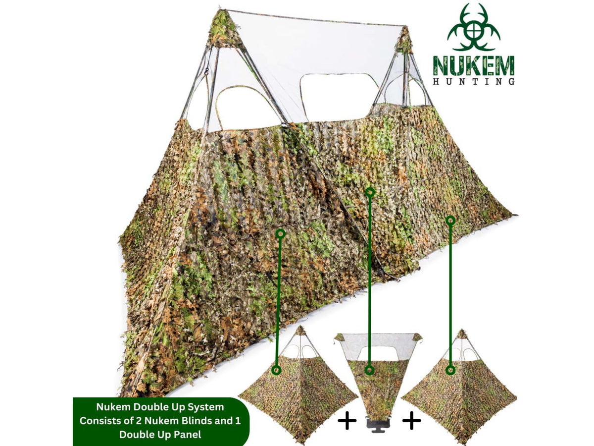 Nukem Grab & Go Hunting Ground Blind Double Up System