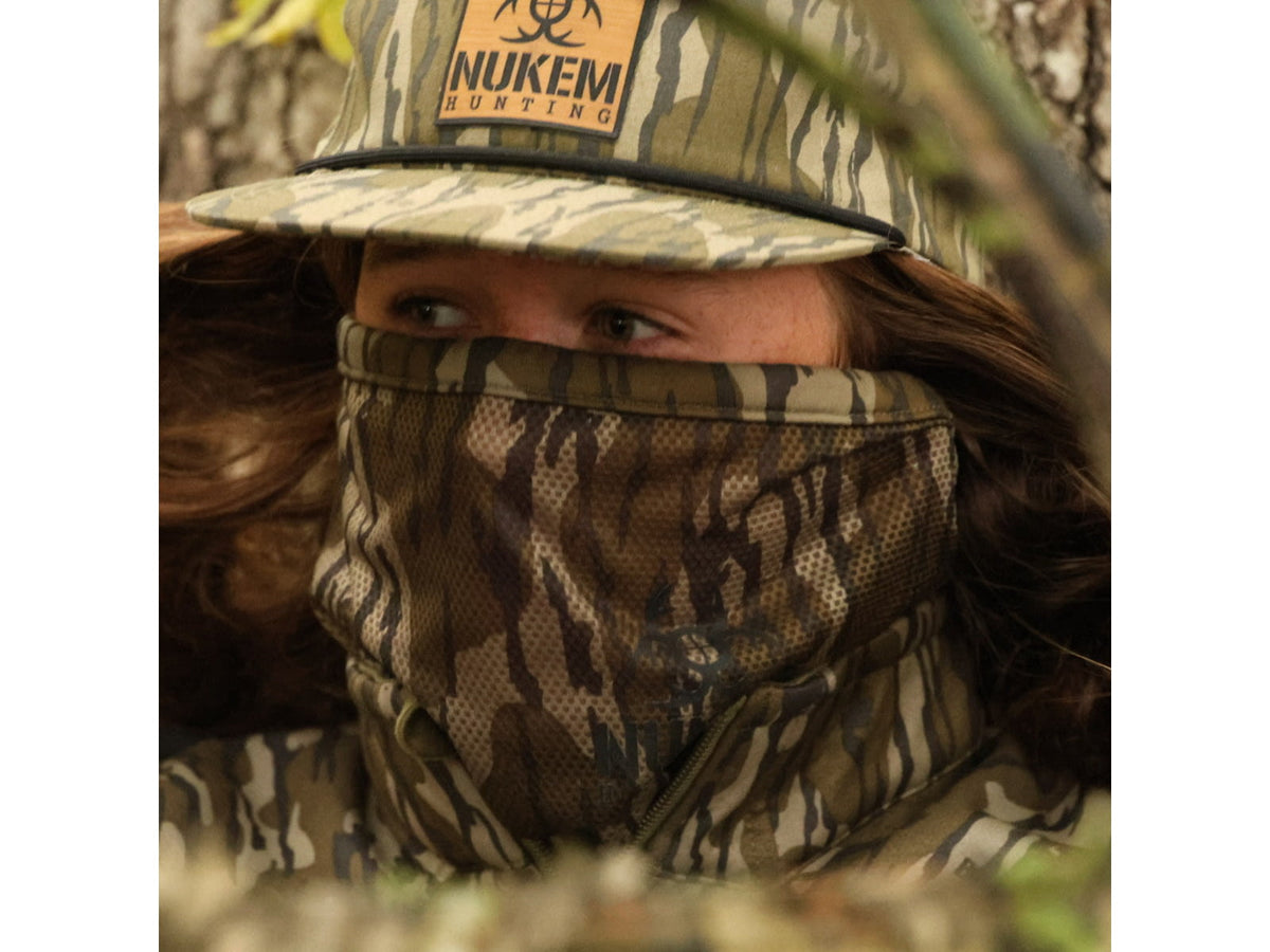 Nukem Breathable Mesh Facemask Bottomland Camo NKBLMESHMASK