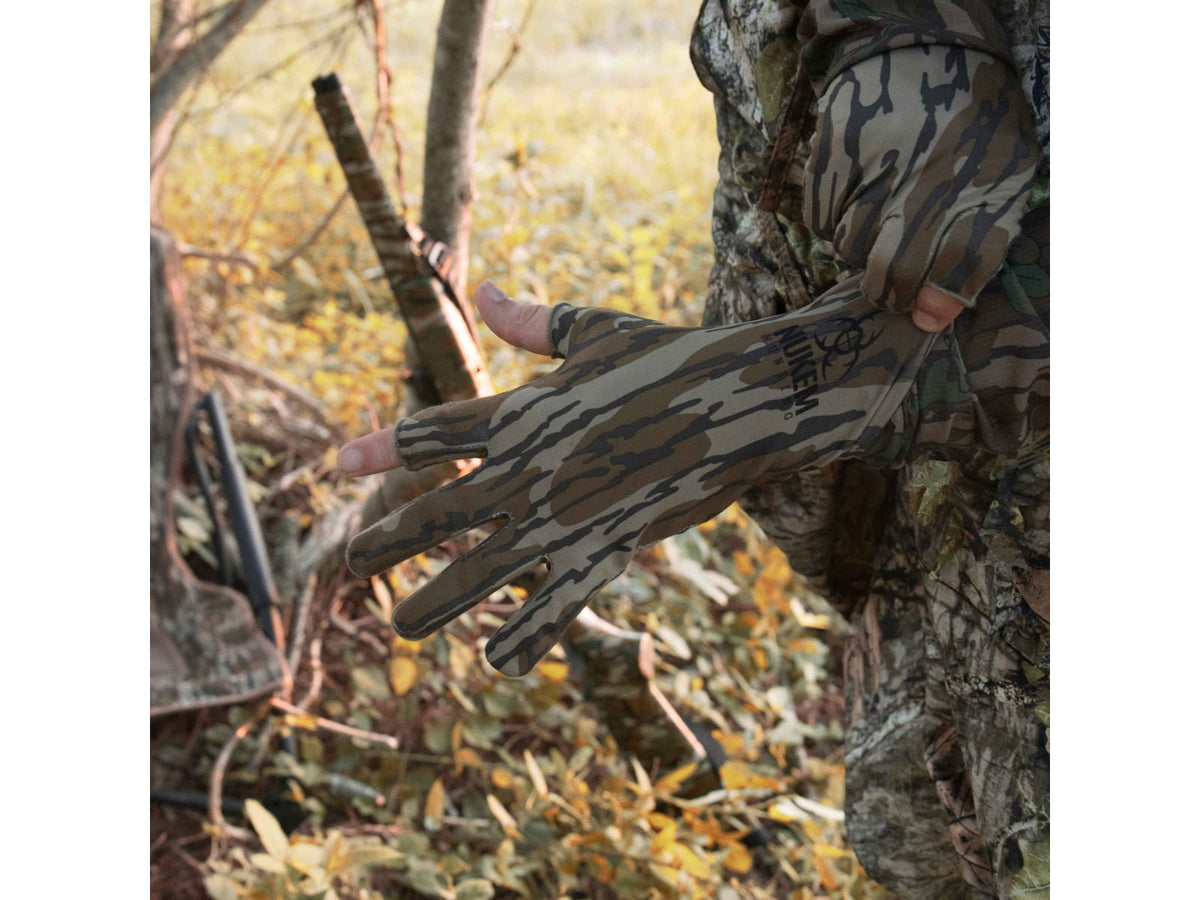 Nukem Grab'em Gloves Bottomland Camo Large/Extra Large NKBLGRABGLVLXL