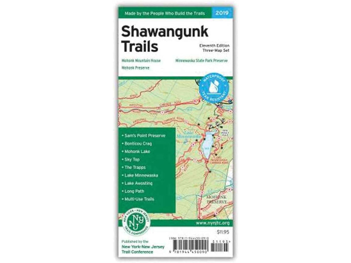 NY/NJ Trail Conference Shawangunk Trail Map 9781944450090