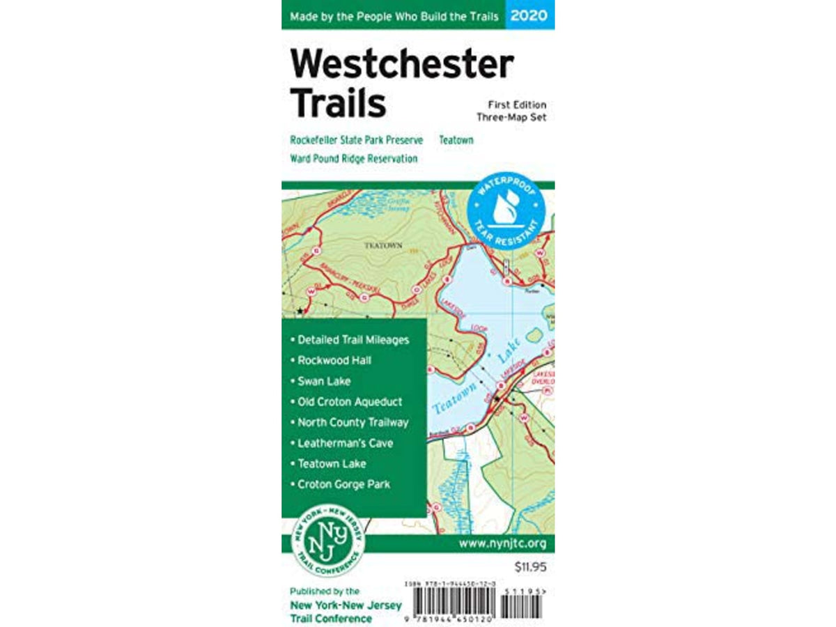 NY/NJ Trail Conference Westchester City Trail Map 9781944450120