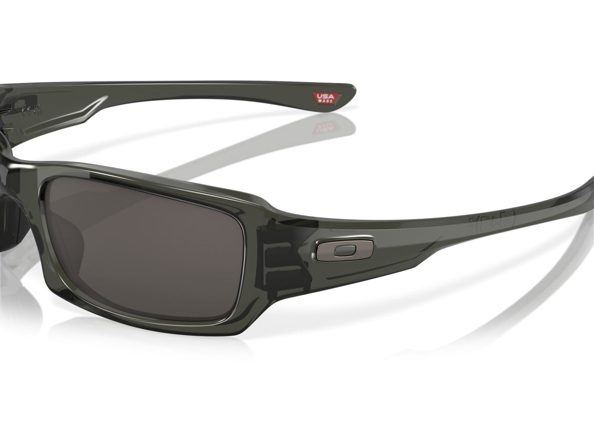 Oakley Fives Squared Mens Sunglasses Grey Smoke Frame Warm Grey Lens