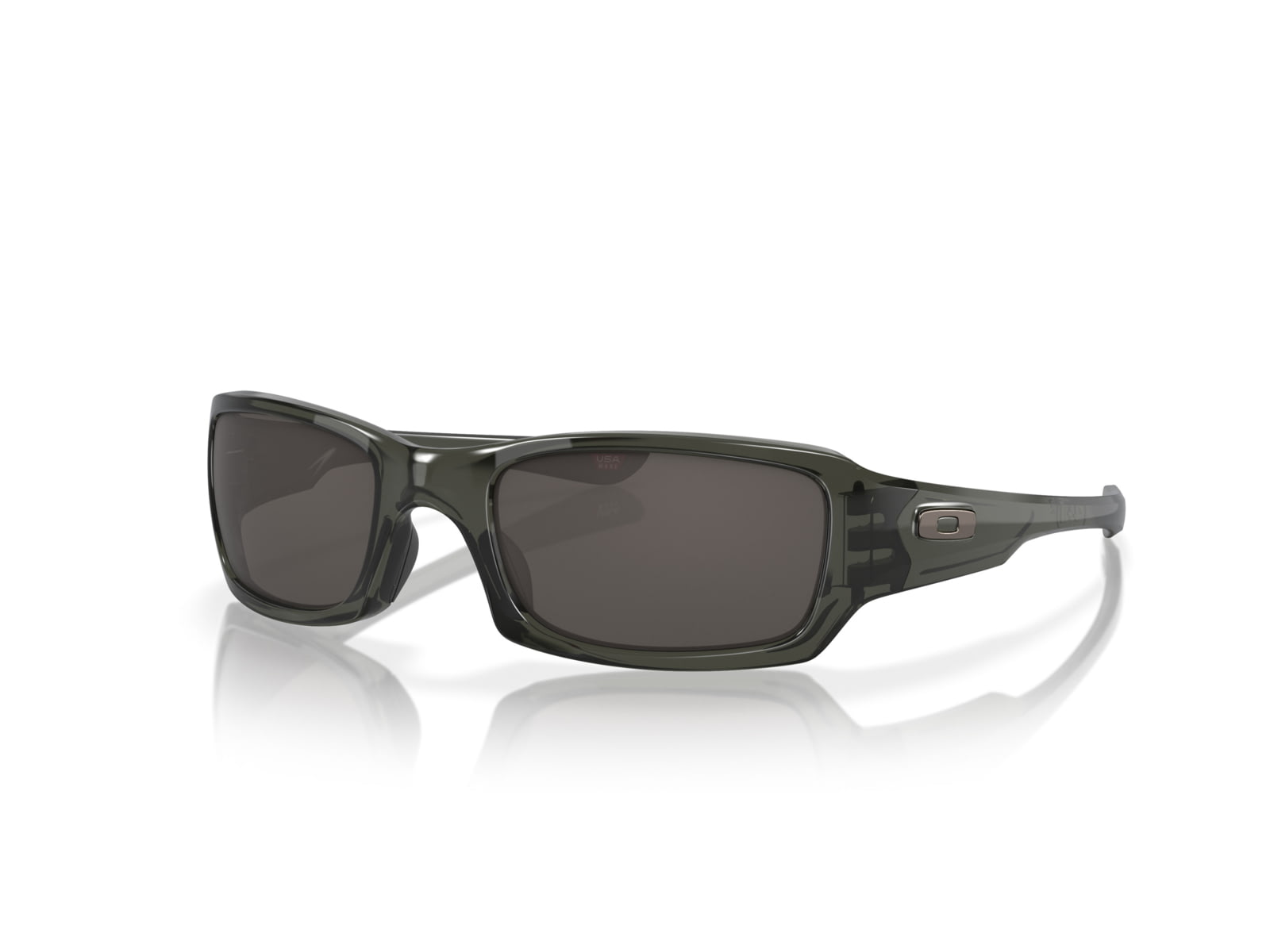 Oakley Fives Squared Mens Sunglasses Grey Smoke Frame Warm Grey Lens