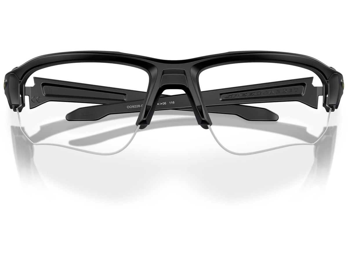 Oakley SI Speed Jacket Sunglasses Matte Black Frame Clear/TR22/TR45 Lens OO9228-05