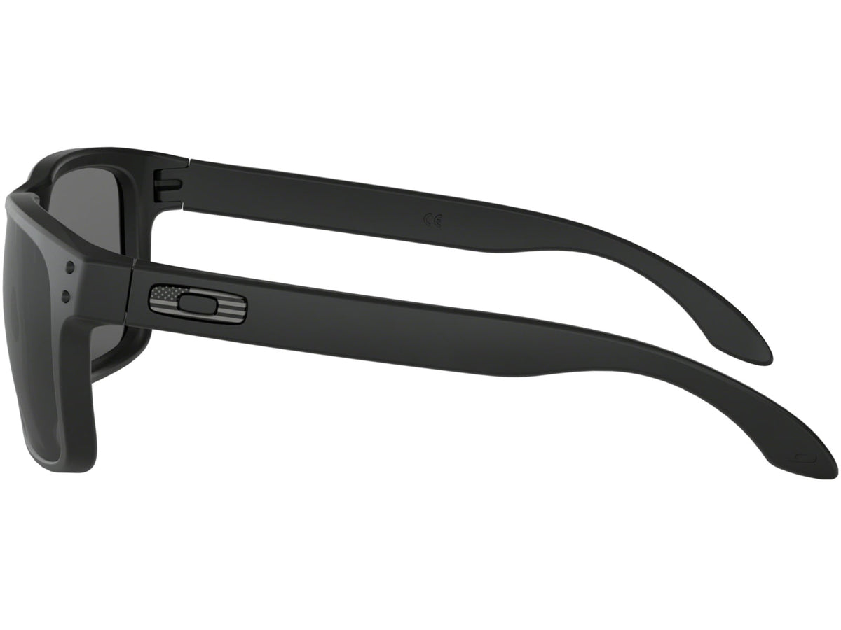 Oakley SI Holbrook Tonal Flag Collection Sunglasses Matte Black frame Grey Lens OO9102-E555