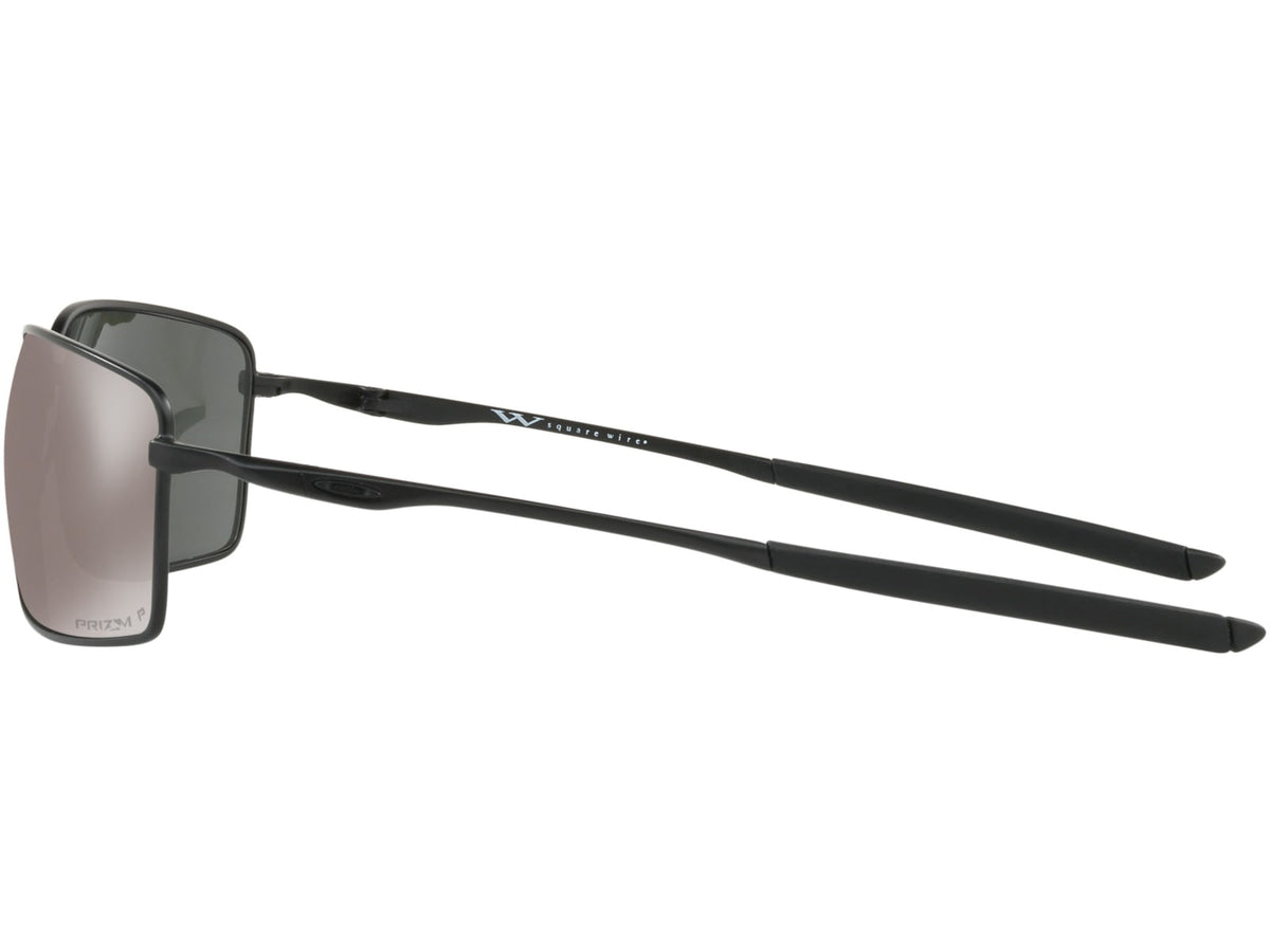 Oakley Standard Issue Square Wire BlackStandard Issuede Collection Sunglasses Matte Black w/Prizm Black Polarized OO4075-1260