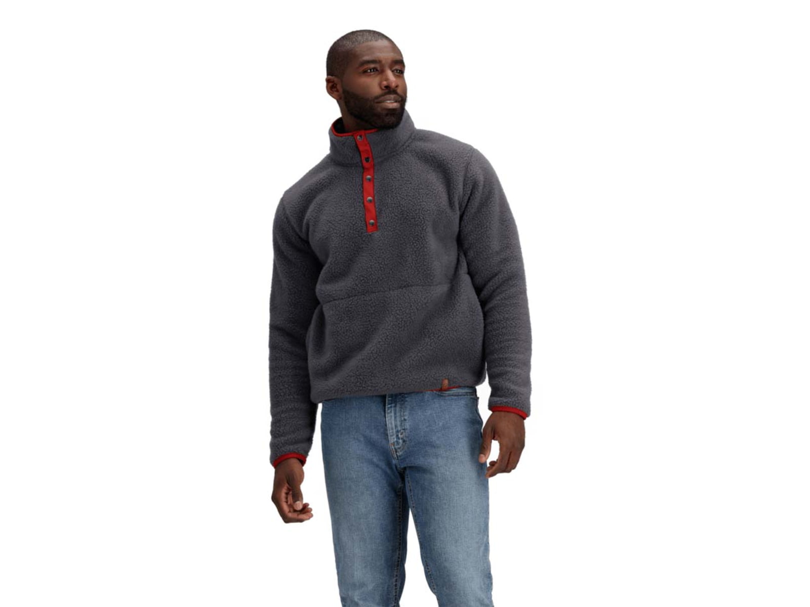 Obermeyer M Boulder Fleece - Men's Basalt Large Regular