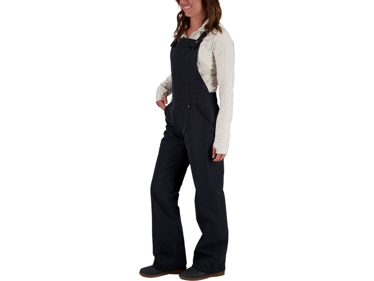 Obermeyer Malta Bib Overalls - Women's 12 US Regular Inseam Black