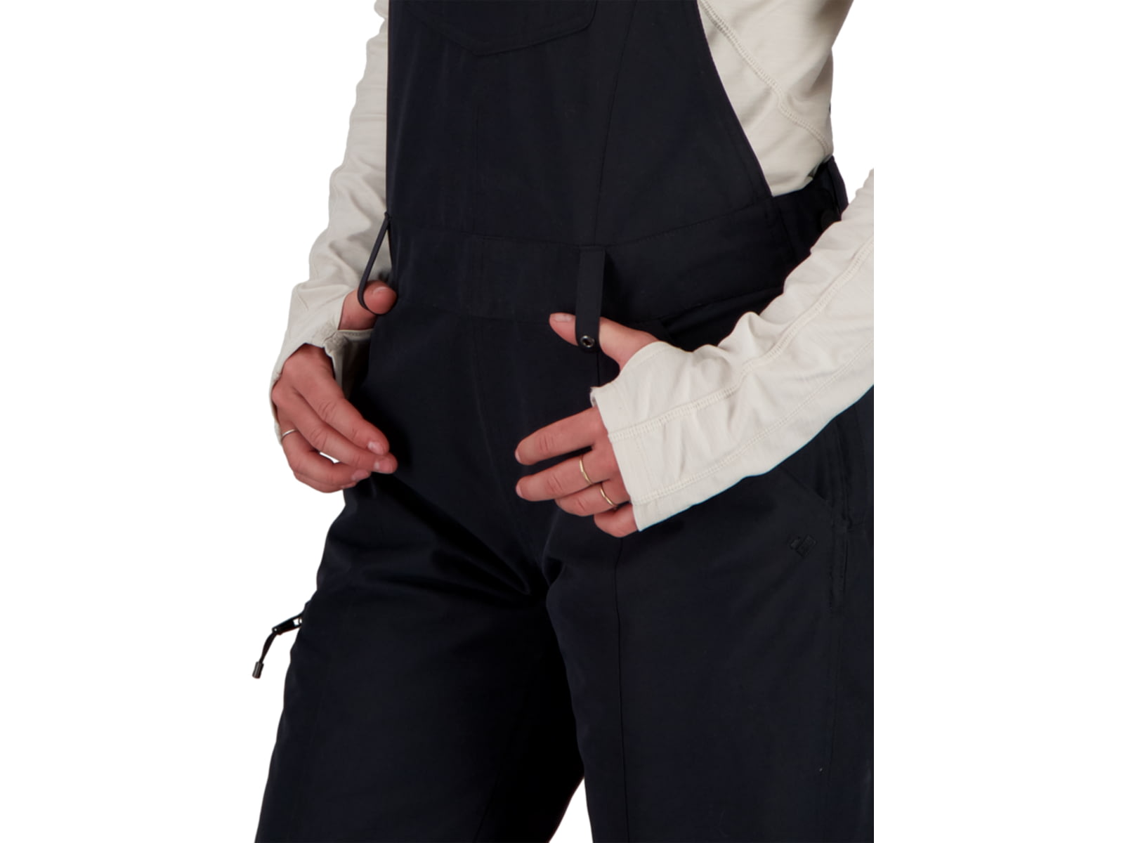 Obermeyer Malta Bib Overalls - Women's 12 US Regular Inseam Black