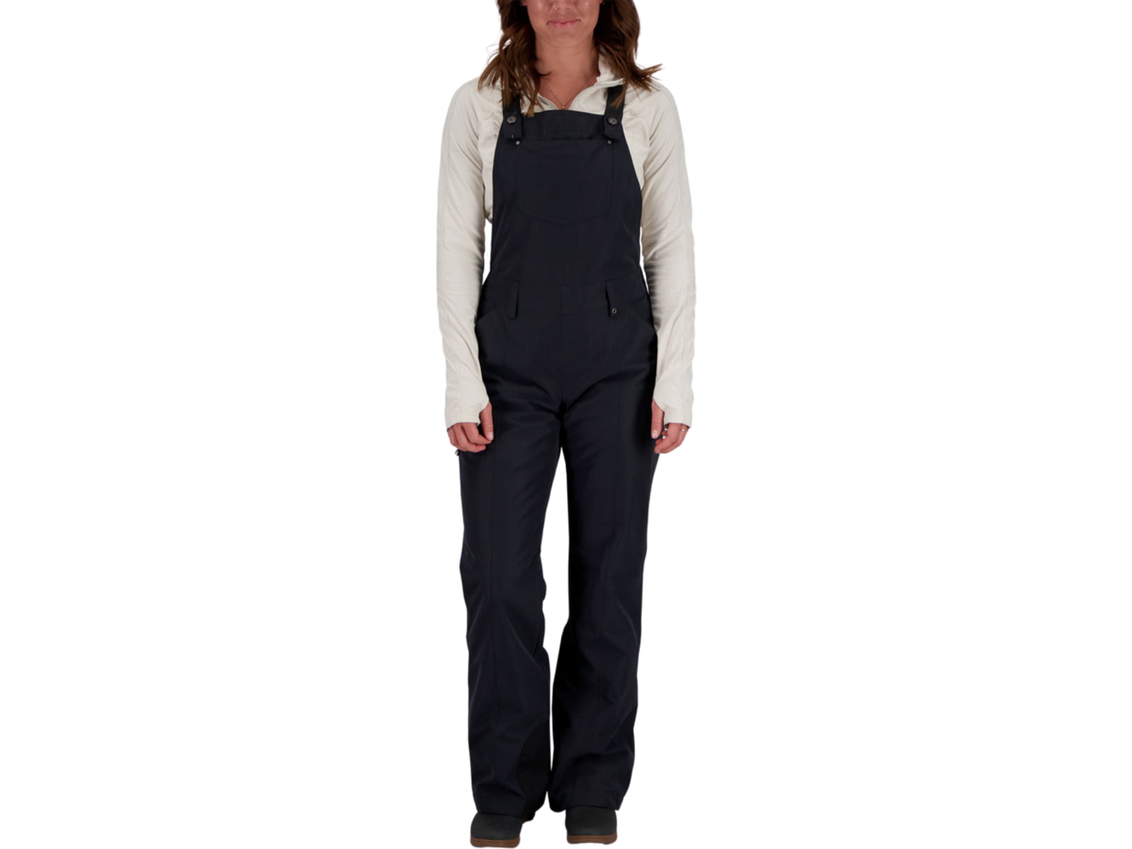 Obermeyer Malta Bib Overalls - Women's 12 US Regular Inseam Black