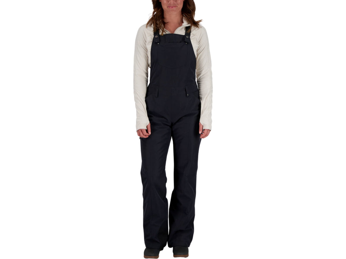 Obermeyer Malta Bib Overalls - Women's 12 US Regular Inseam Black