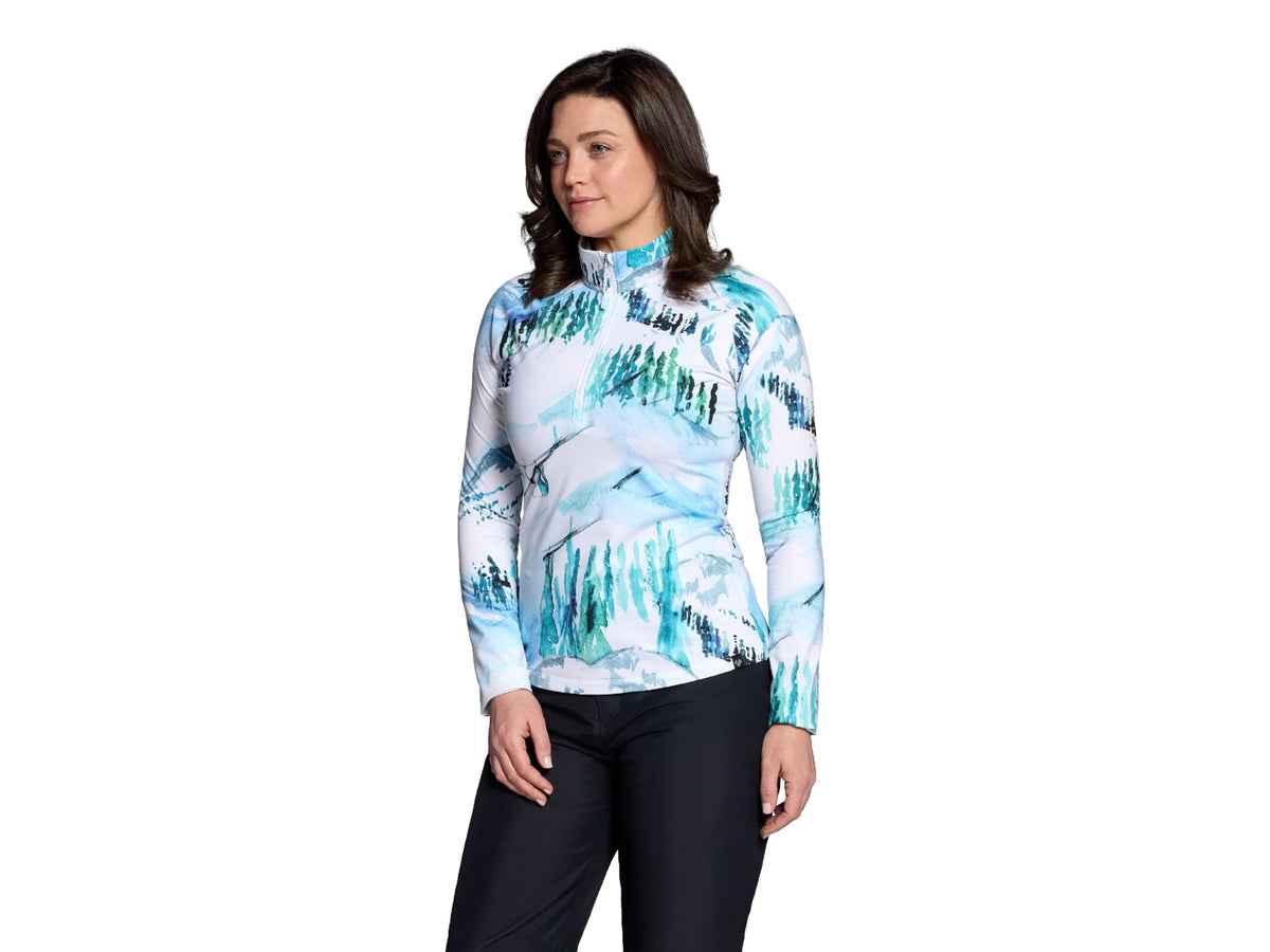 Obermeyer W Oly Baselayer Zip Top - Women's