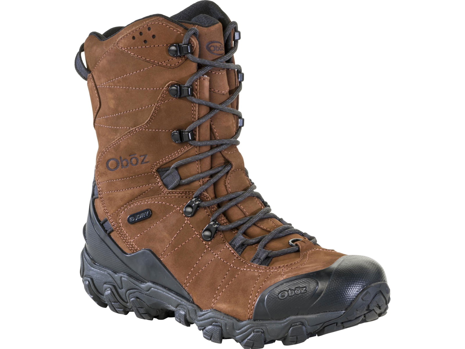 USED Oboz Bridger 10in Insulated Waterproof Boots - Men's Grizzly 11 Medium 82501-916-11-Medium