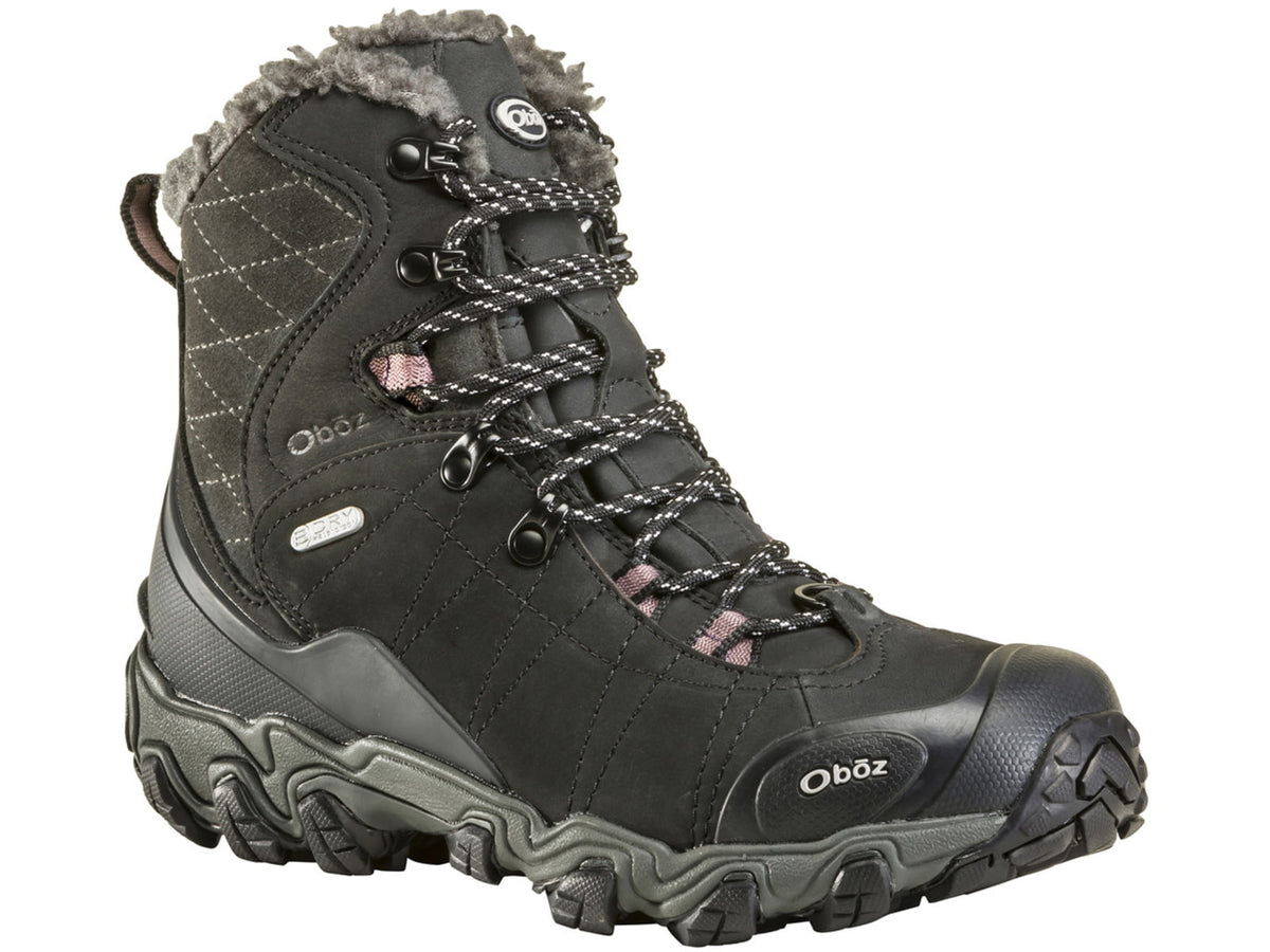 Oboz Bridger 7in Insulated B-DRY Winter Shoes - Women's Black 6 Medium 82202-Black-Medium-6