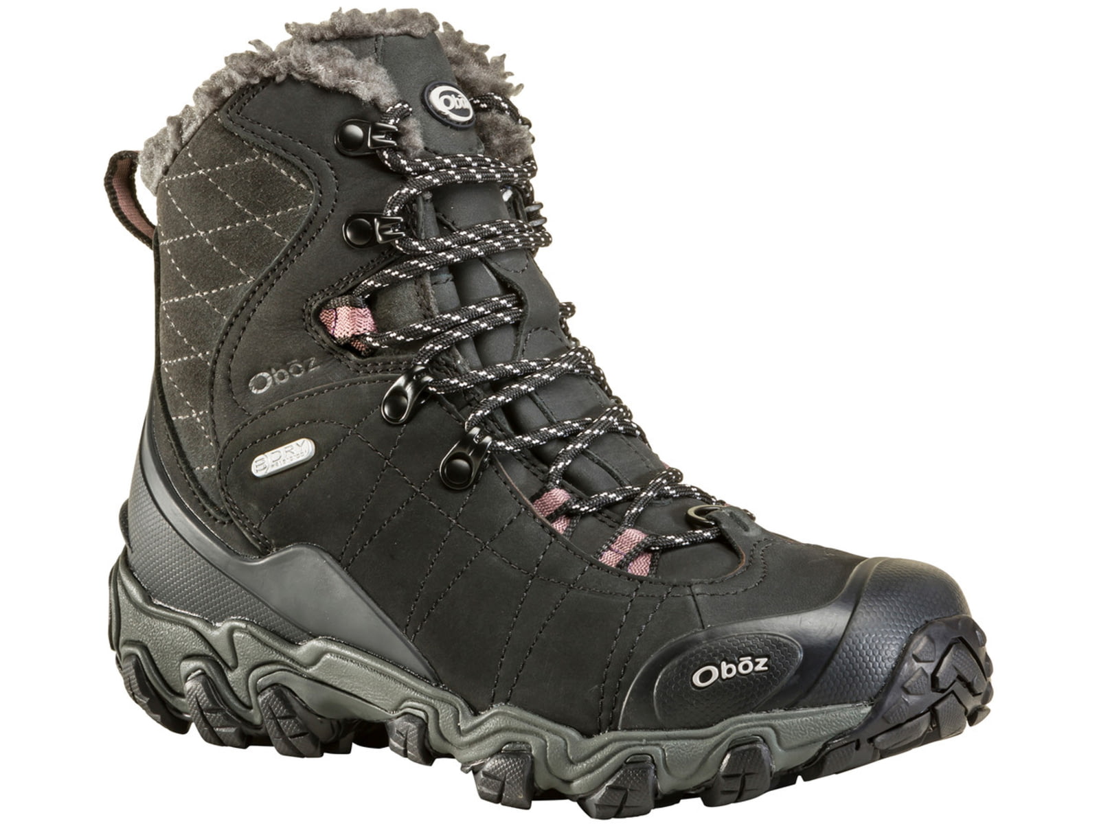 Oboz Bridger 7in Insulated B-DRY Winter Shoes - Women's Black 6 Medium 82202-Black-Medium-6