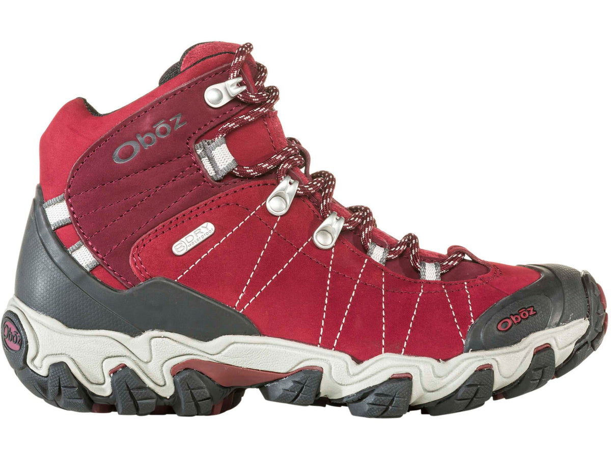 Oboz Bridger Mid B-DRY Hiking Shoes - Women's Hazy Gray 8