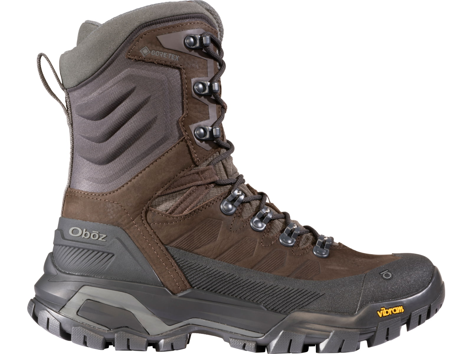 Oboz Bridger Peak GTX Backpacking Boots - Men's Medium Bison Brown