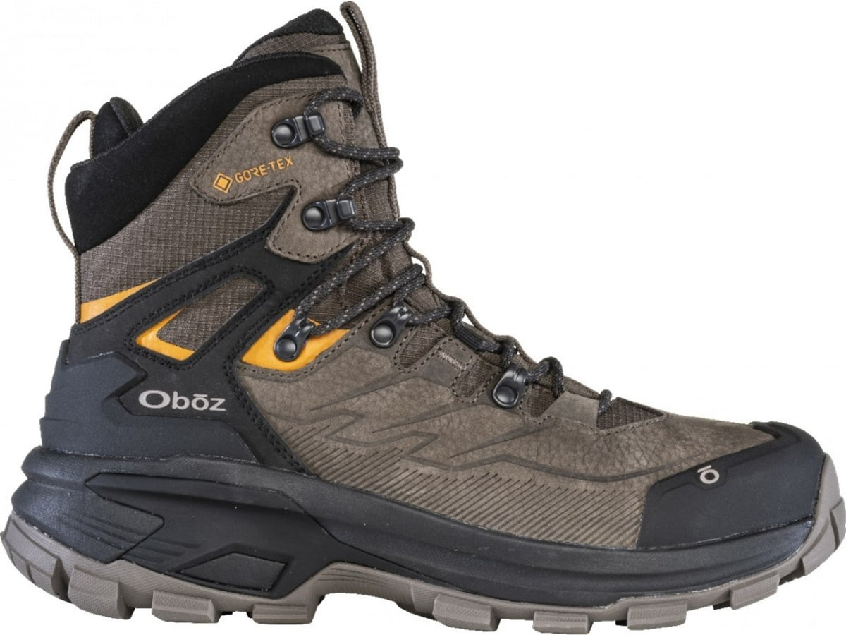 Oboz Bridger Ridge Mid GTX Hiking Shoes - Men's Gunmetal Black 9