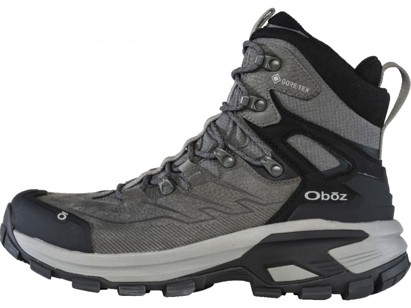 Oboz Bridger Ridge Mid GTX Hiking Shoes - Men's Gunmetal Black 9