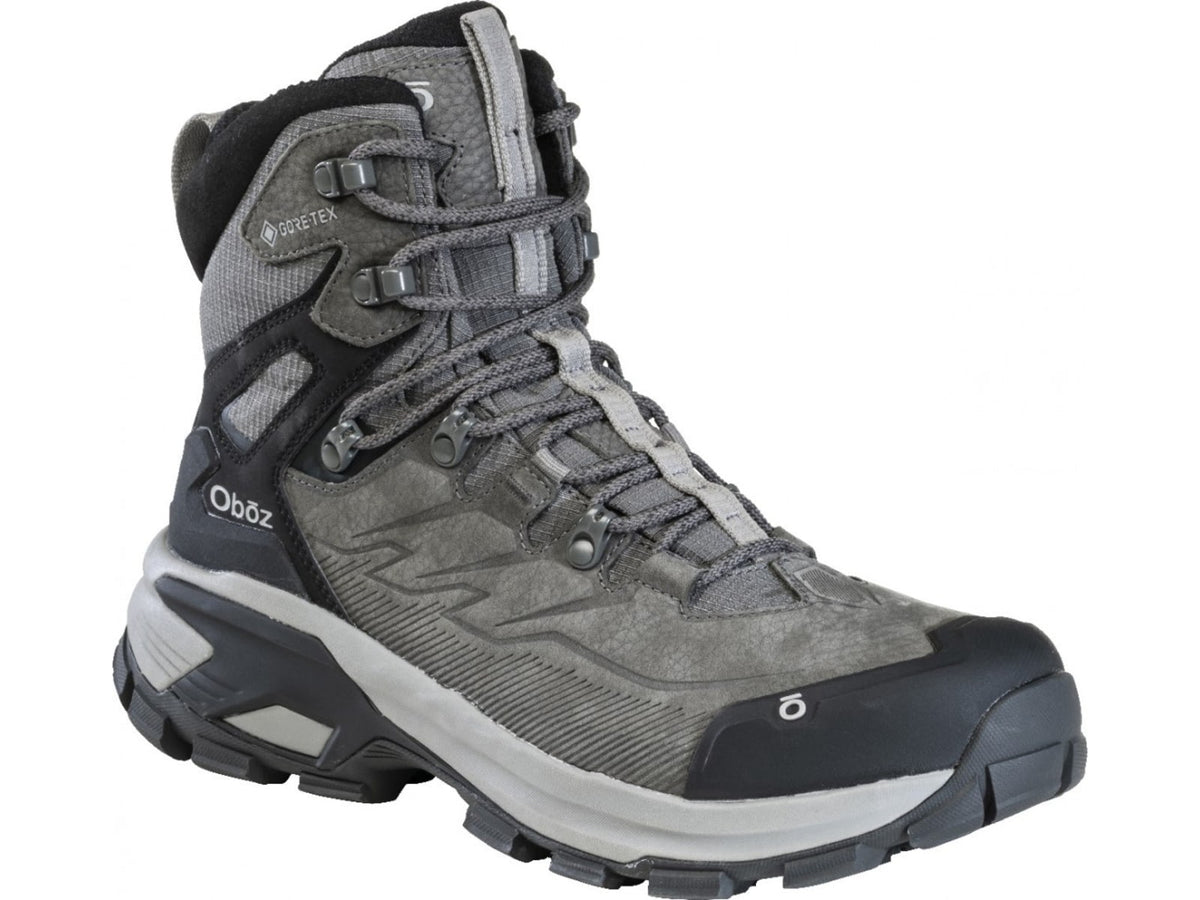 Oboz Bridger Ridge Mid GTX Hiking Shoes - Men's Gunmetal Black 9