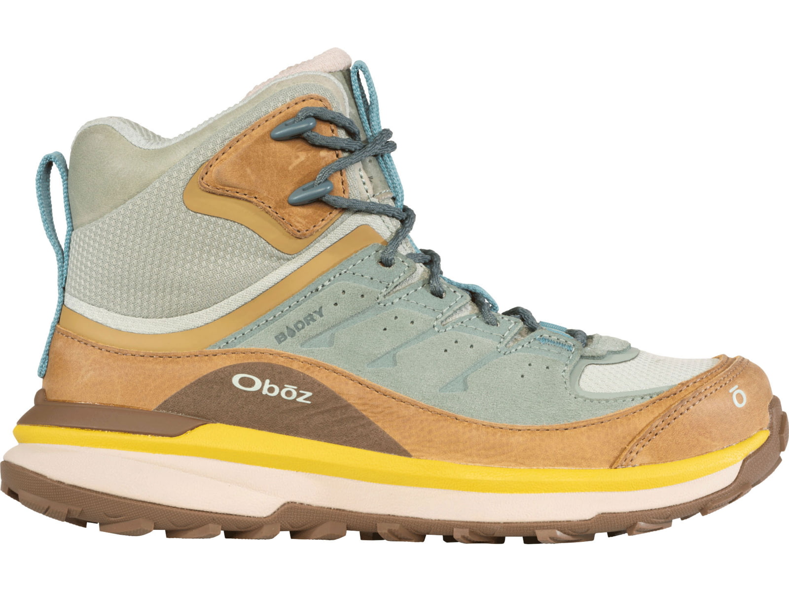 Oboz Hyalite Mid B-DRY Hiking Shoes - Women's Medium Hot Springs 8 US 78802-654-8-Medium