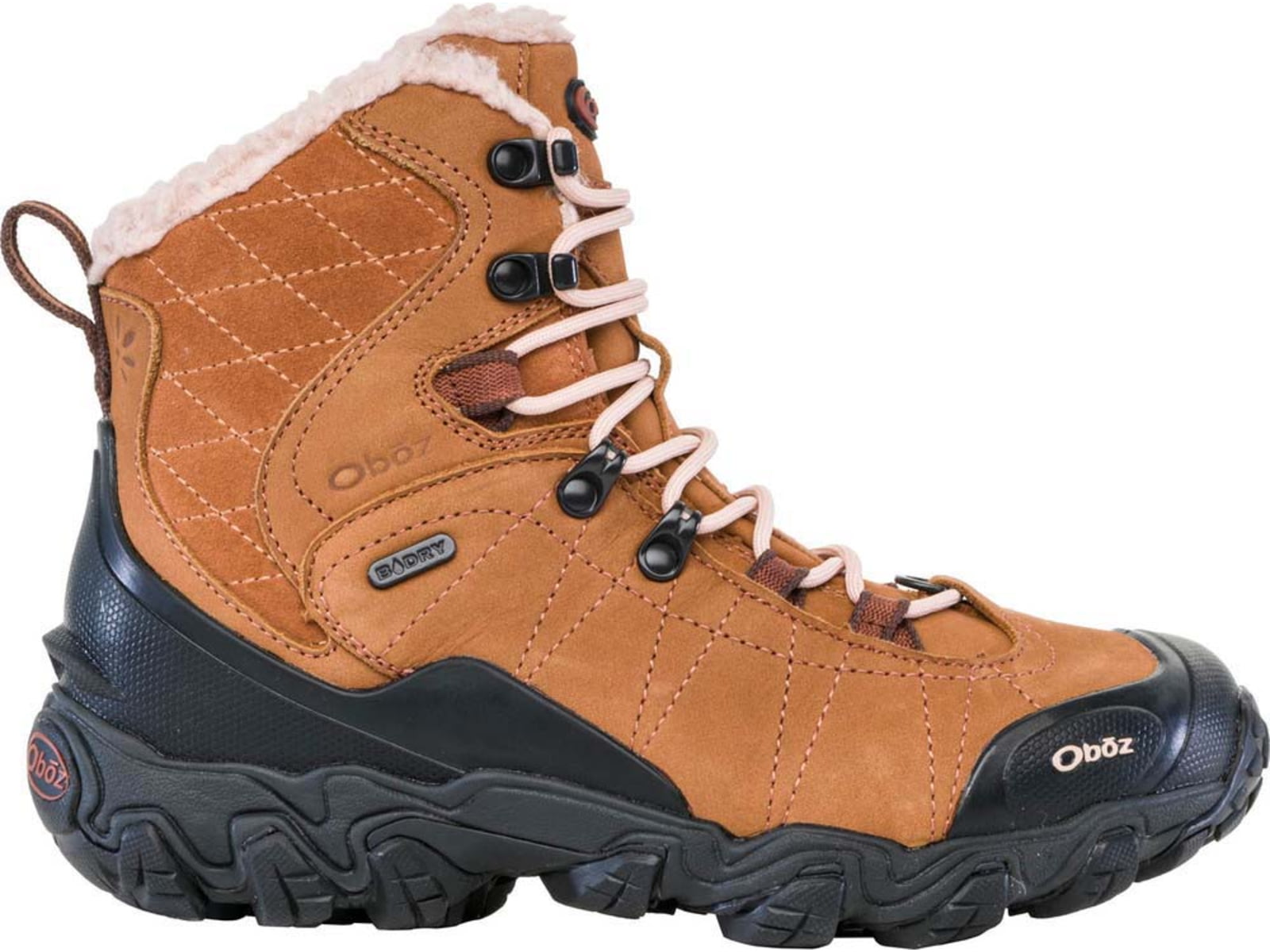 Oboz Bridger 7in Insulated Waterproof Boots - Women's Cashew 7 Medium 82202-Cashew-Medium-7