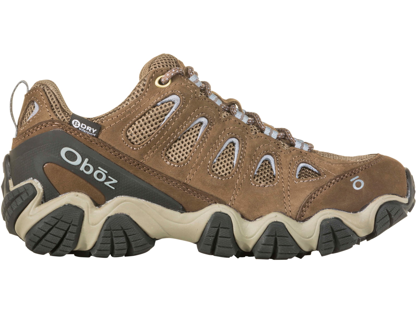 Oboz Sawtooth II Low B-DRY Hiking Shoes - Women's Medium Brindle/Tradewinds Blue 6.5 23402-1018-6.5-Medium
