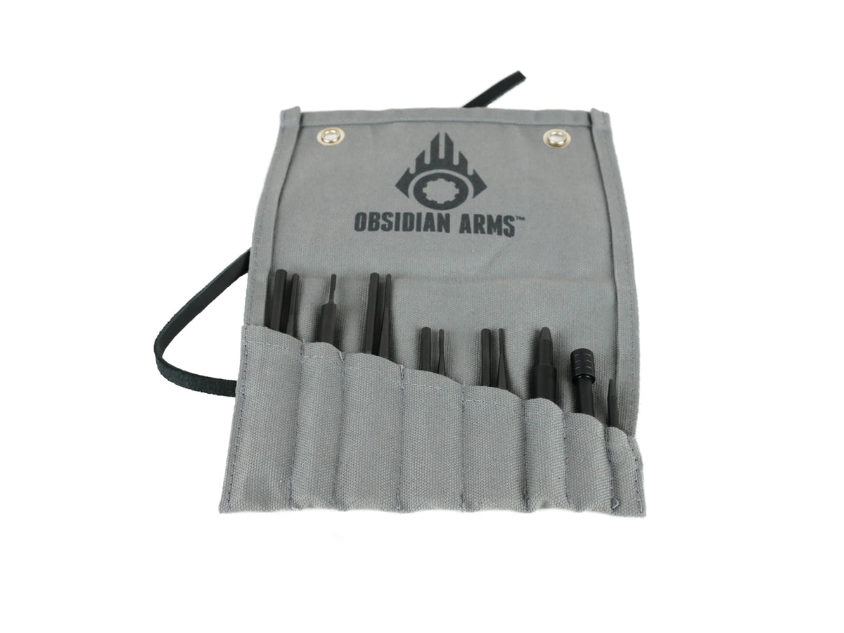 Obsidian Arms AR-15 Complete Armorer's Punch Set 12-Piece OA-APS-15-12