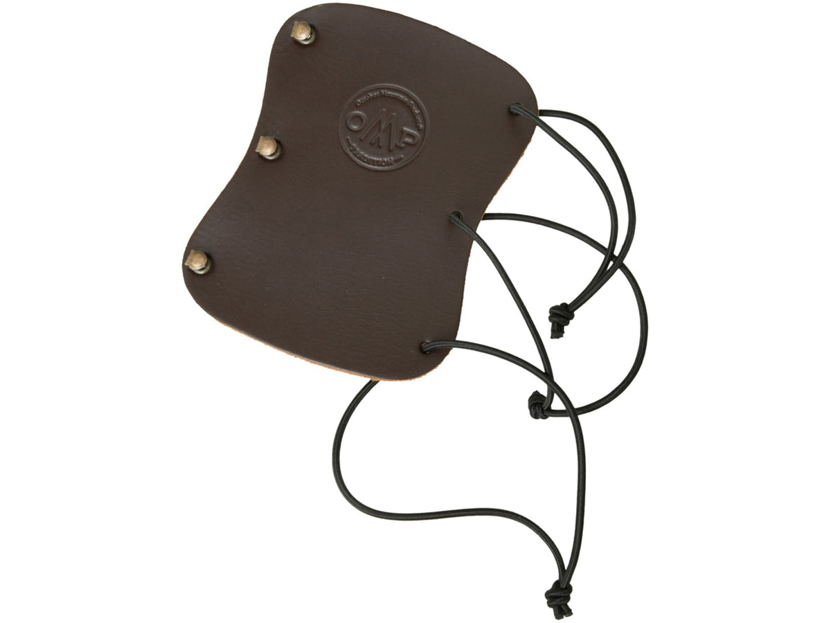 October Mountain Traditional Leather Arm Guard Brown 1601841