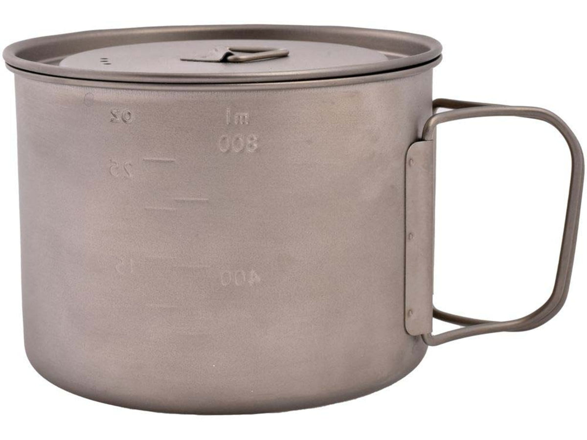 Olicamp Titanium Space Saver Pot w/Lid 900mL TS6-900ML