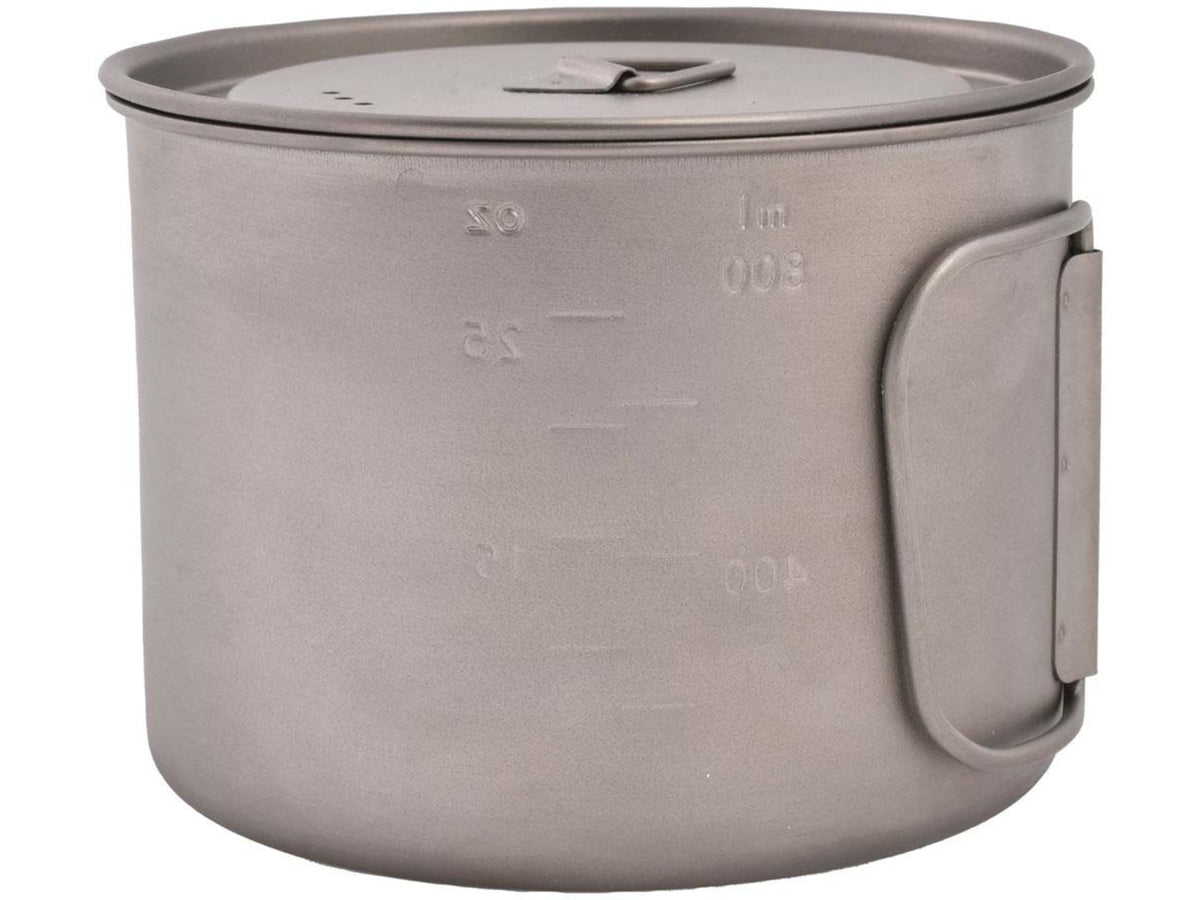 Olicamp Titanium Space Saver Pot w/Lid 900mL TS6-900ML