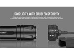 Olight Odin 2000 Lumens LED Rechargeable Flashlight Black