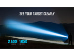 Olight Javelot Pro 2 Long Throw 2500 Lumens LED Rechargeable Flashlight Black