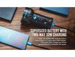 Olight Marauder 2 14000 Lumens LED Long Throw Rechargeable Flashlight Black