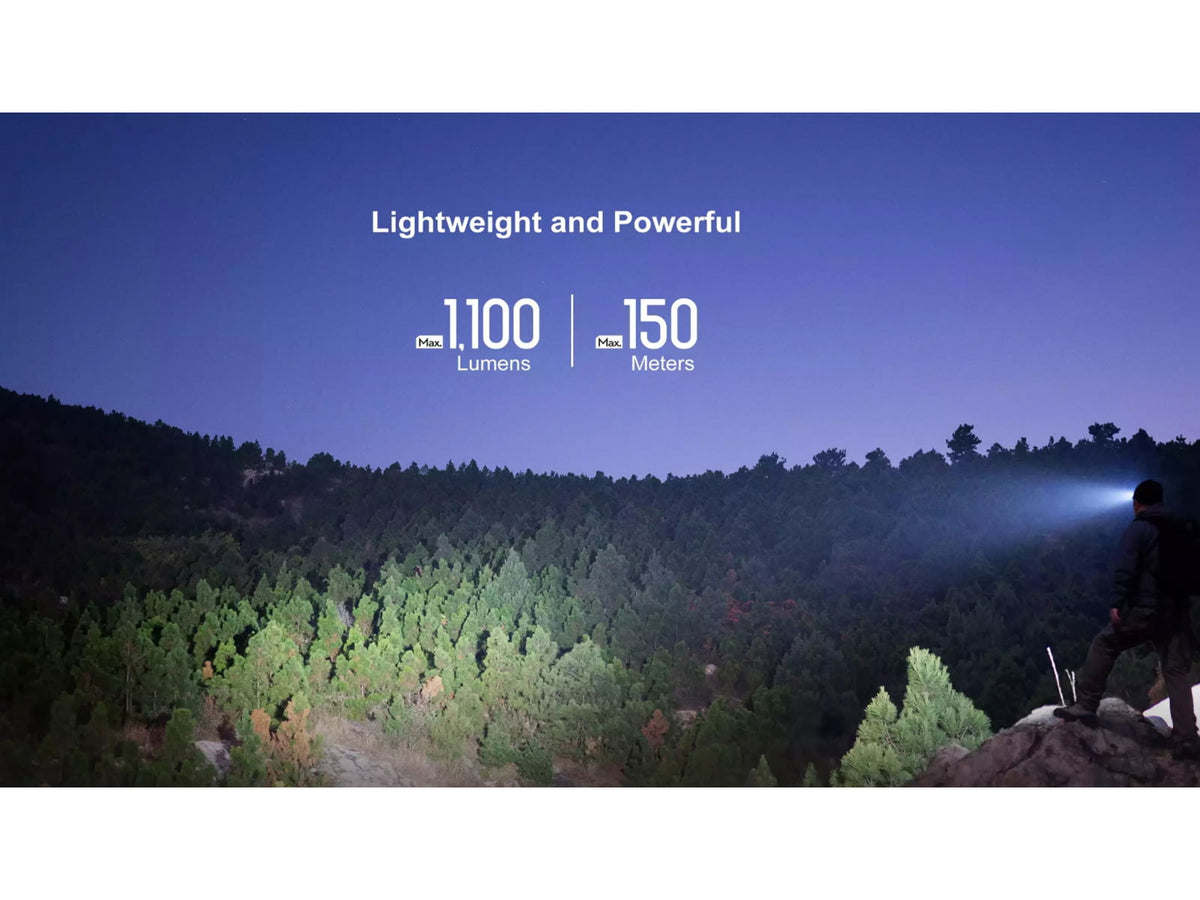 Olight Perun 2 Mini 1100 Lumens LED Rechargeable Headlamp Black