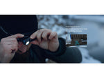 Olight Perun 3 Mini USB-C Rechargeable 1250 Lumens LED Compact Right-Angle Headlamp Black