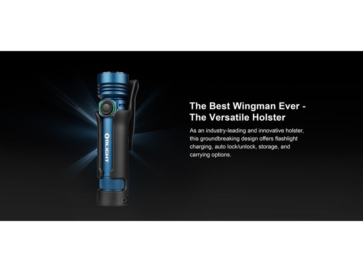 Olight Seeker 4 Pro CW 4600 Lumens LED Rechargeable Flashlight Black