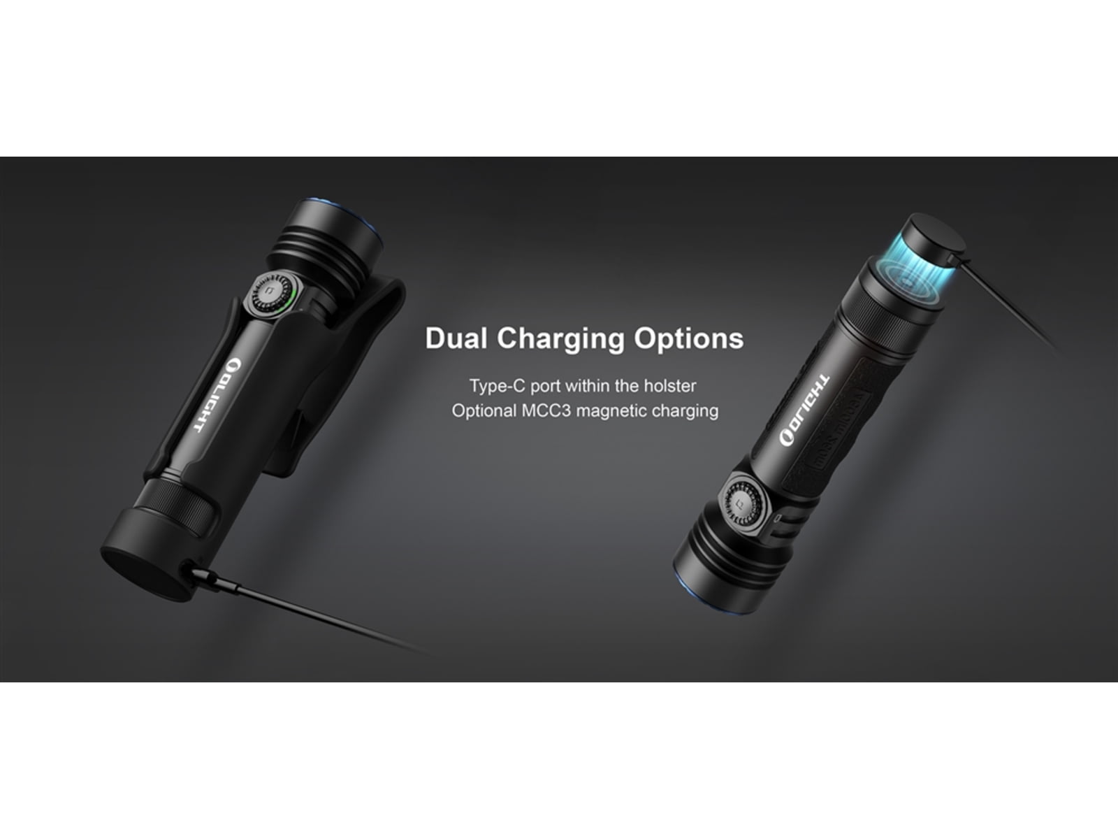 Olight Seeker 4 Pro CW 4600 Lumens LED Rechargeable Flashlight Black