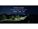 Olight Baton 4 Premium Edition Lithium Ion 1300 Lumens LED Flashlight w/ Wireless Charging Case Black