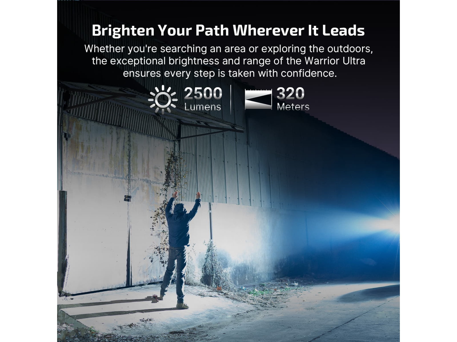 Olight Warrior Ultra 21700 Lithium Ion 2500 Lumens LED Tactical Flashlight OD Green WARRIORULTRAOG