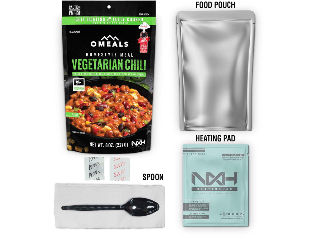 Omeals Homestyle Meal Vegetarian Chili OMEV4