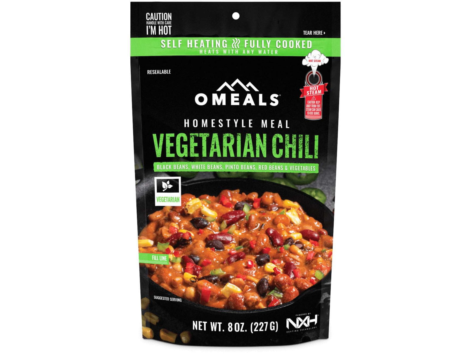 Omeals Homestyle Meal Vegetarian Chili OMEV4