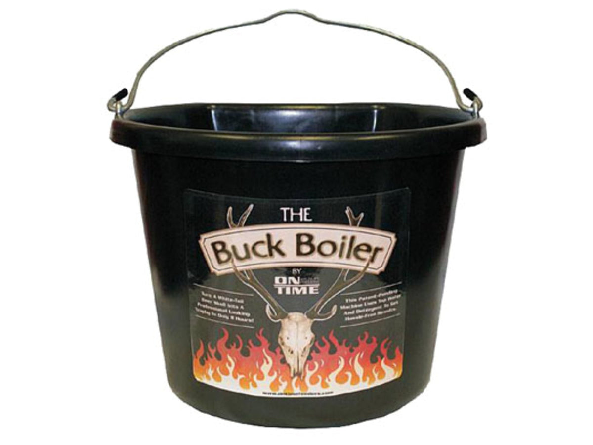 On Time Wildlife Feeders Buck Boiler Black 95000